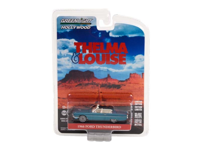 1966 Ford Thunderbird Convertible – Thelma and Louise (Hollywood Series 34) 1:64
