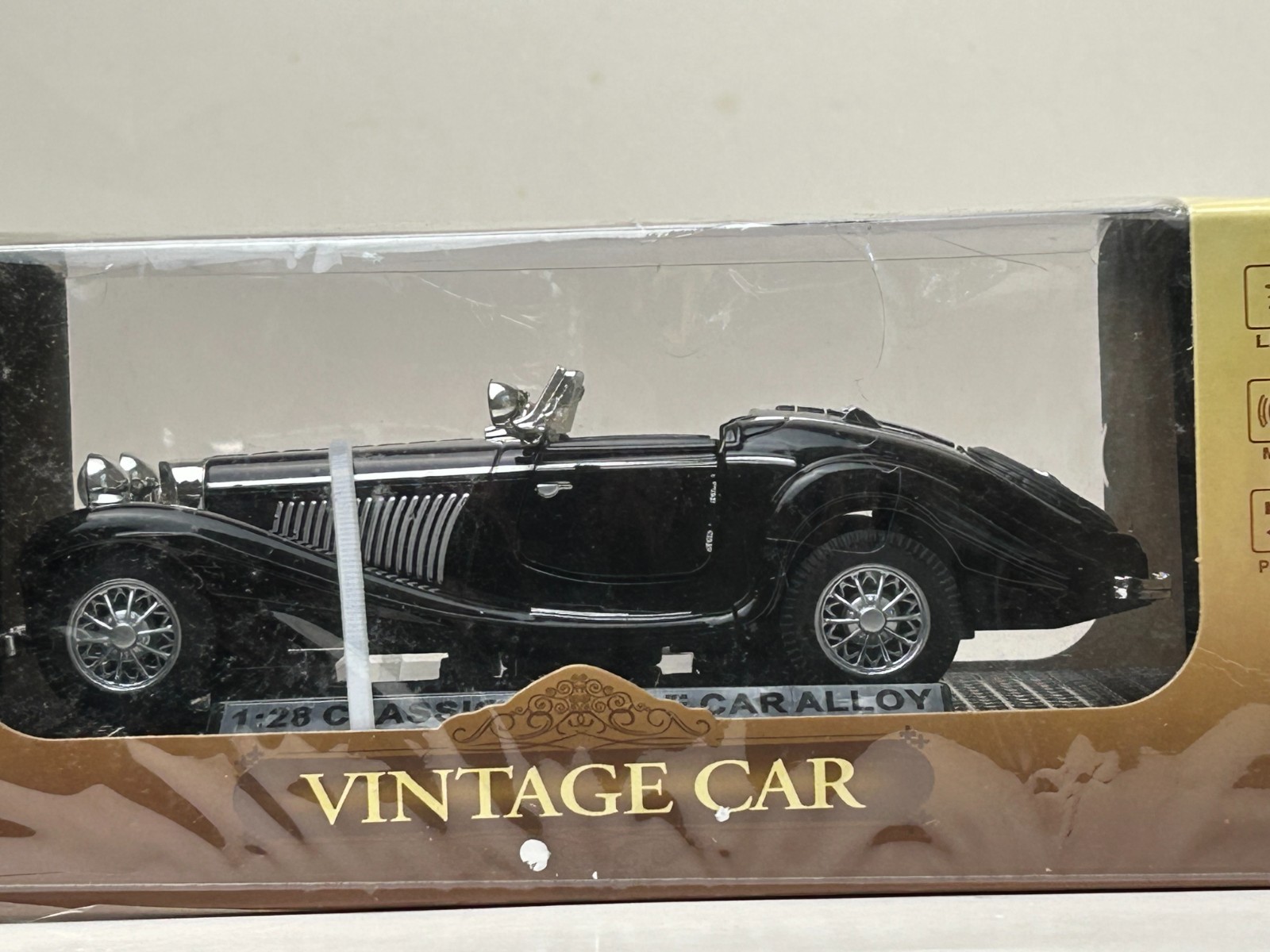 Diecast 1:28 Scale 1930’s Mercedes 540K with Box