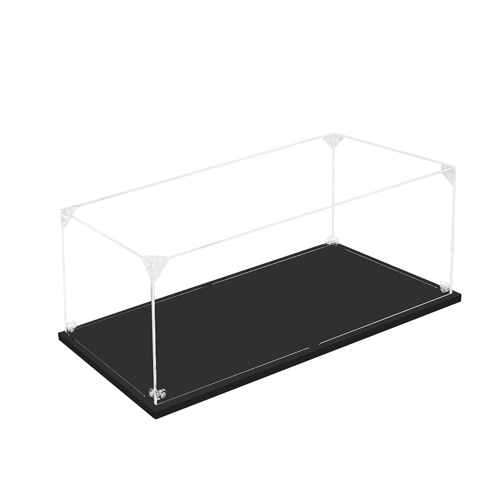 1-4Pcs Dustproof Clear Acrylic Display Case 25*15*10cm for 1/24 Scale Car Model