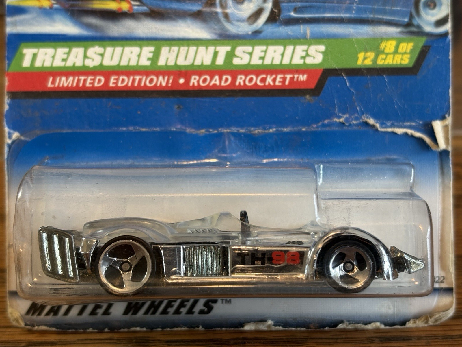 3-HOT WHEELS TREASURE HUNTS NIP NEVER OPENED CARDS ARE ROUGH ROAD ROCKET+3 L-TH