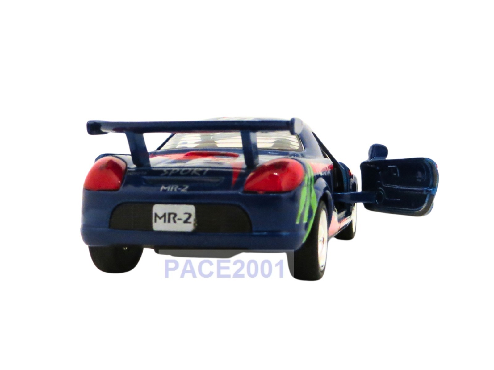 Kinsmart 1/32 Scale Diecast Toyota MR2 with Pullback Action Opening Doors