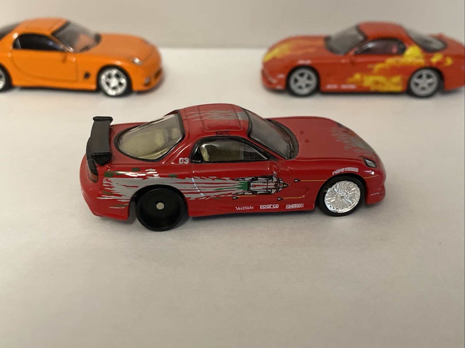 Racing Champions Fast And Furious 1993 Mazda RX-7 Lot Of 3 READ 1/64