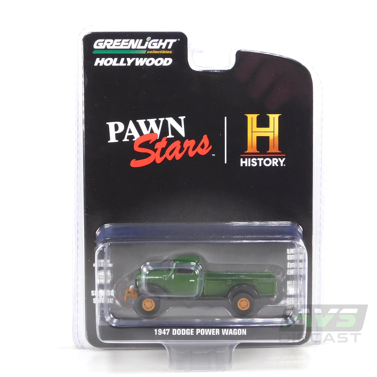 Greenlight Hollywood 62030D 1947 Dodge Power Wagon Pawn Stars 1:64 Diecast