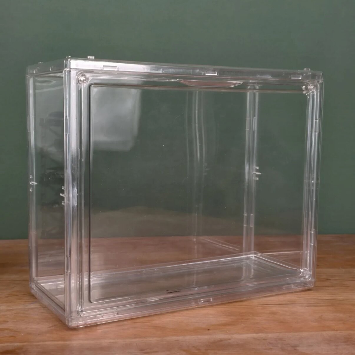 US Diorama 1/64 Parking Rack Model Set Garage Magnetic Acrylic Display Case Gift