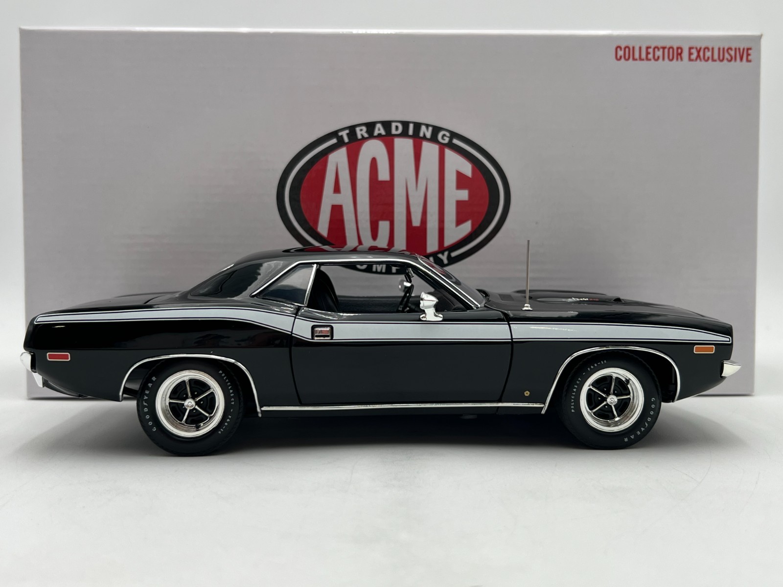 ACME EXCLUSIVE – 1:18 SCALE – 1972 Plymouth ‘Cuda 340 *SPARE MODEL* – A1806137HT