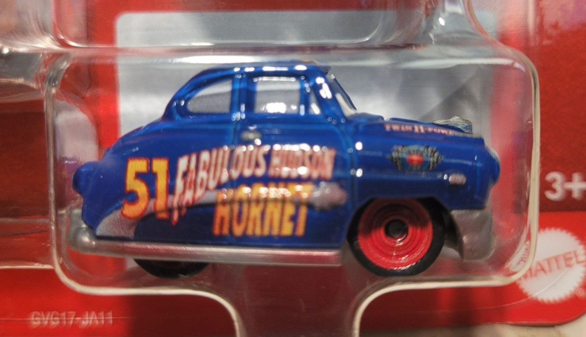 MINI RACERS DISNEY PIXAR CARS 3-PACK LARRY CAMPER, FABULOUS HUDSON HORNET, AND L