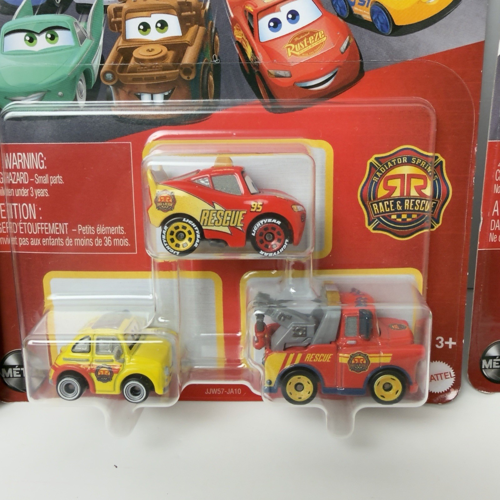 Mattel Disney Pixar Cars Mini Racers 3-Pack Lot of 3 Diecast New Sealed
