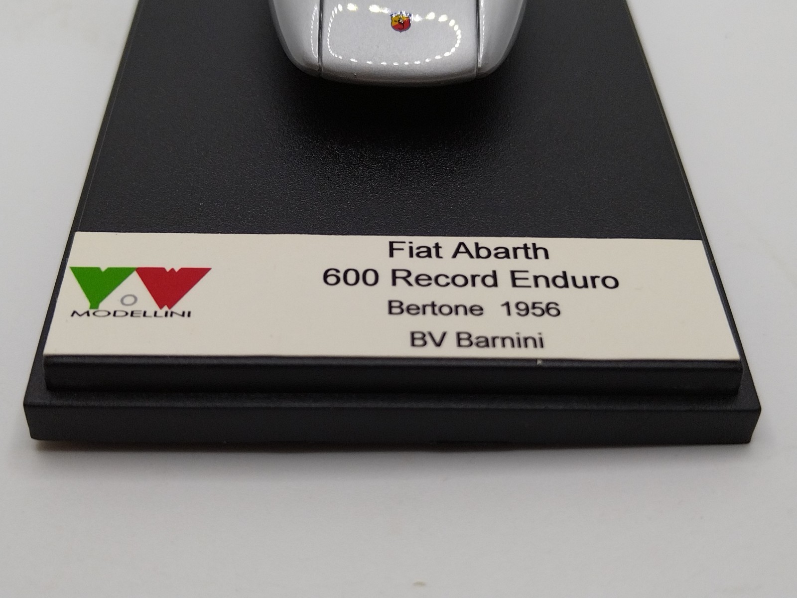 YoW Modellini 1/43 Built Fiat Abarth 600 Record Enduro Bertone 1956. Wow Rare!