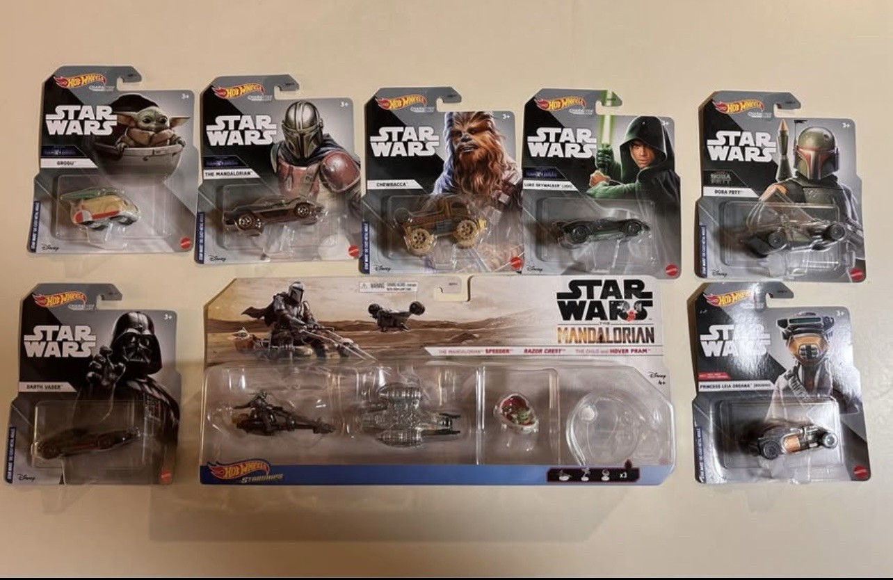 Hot Wheels Star Wars Lot Of 8