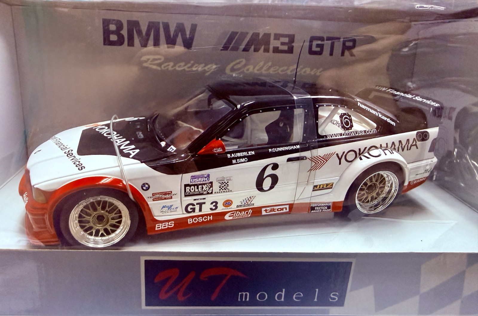 1:18 UT model diecast BMW M3 GTR – Racing collection