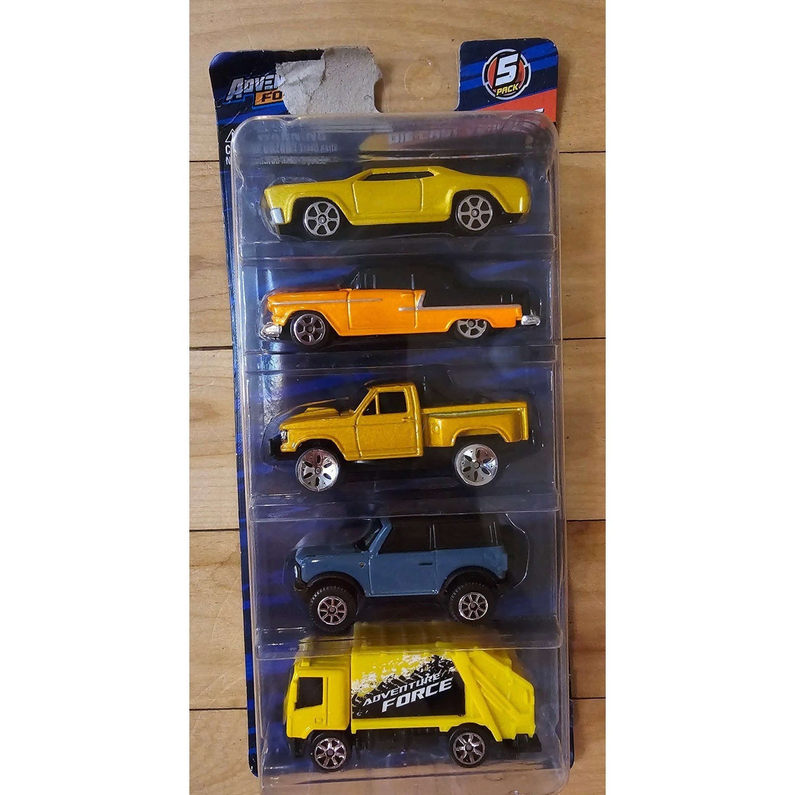Adventure Force 5 Pack Die-Cast Vehicles Maisto Licensed Toy Cars Trucks Set New