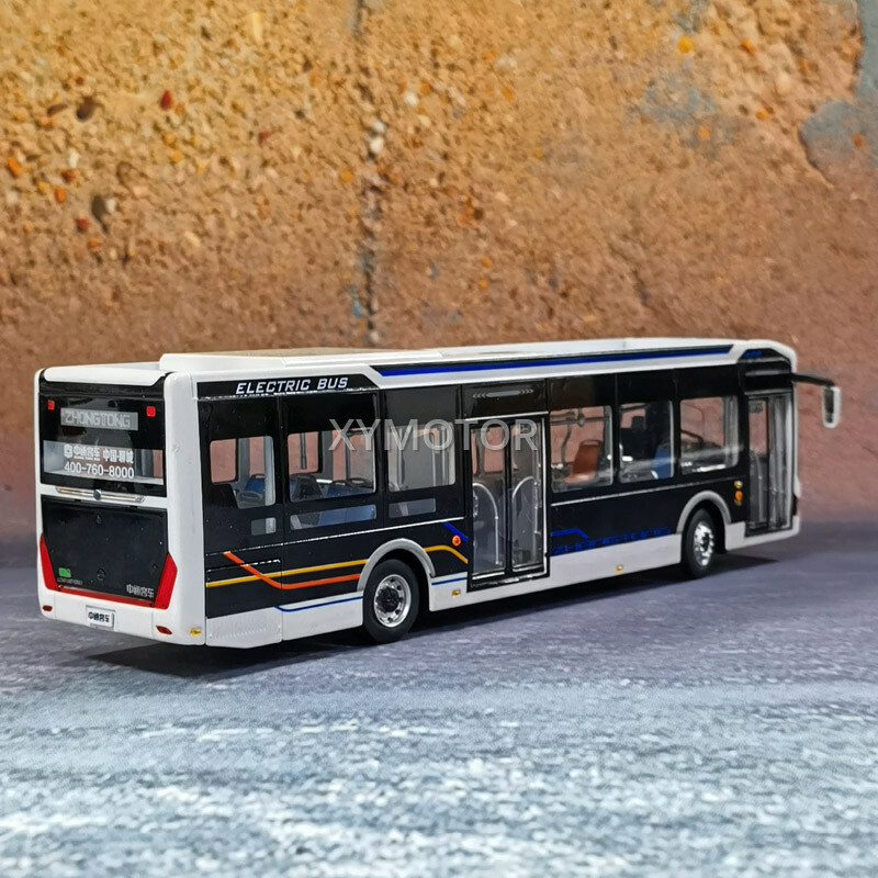 1:42 Zhongtong City Bus LCK6126EVGRA1 Pure electric Bus Diecast Car Model Gifts