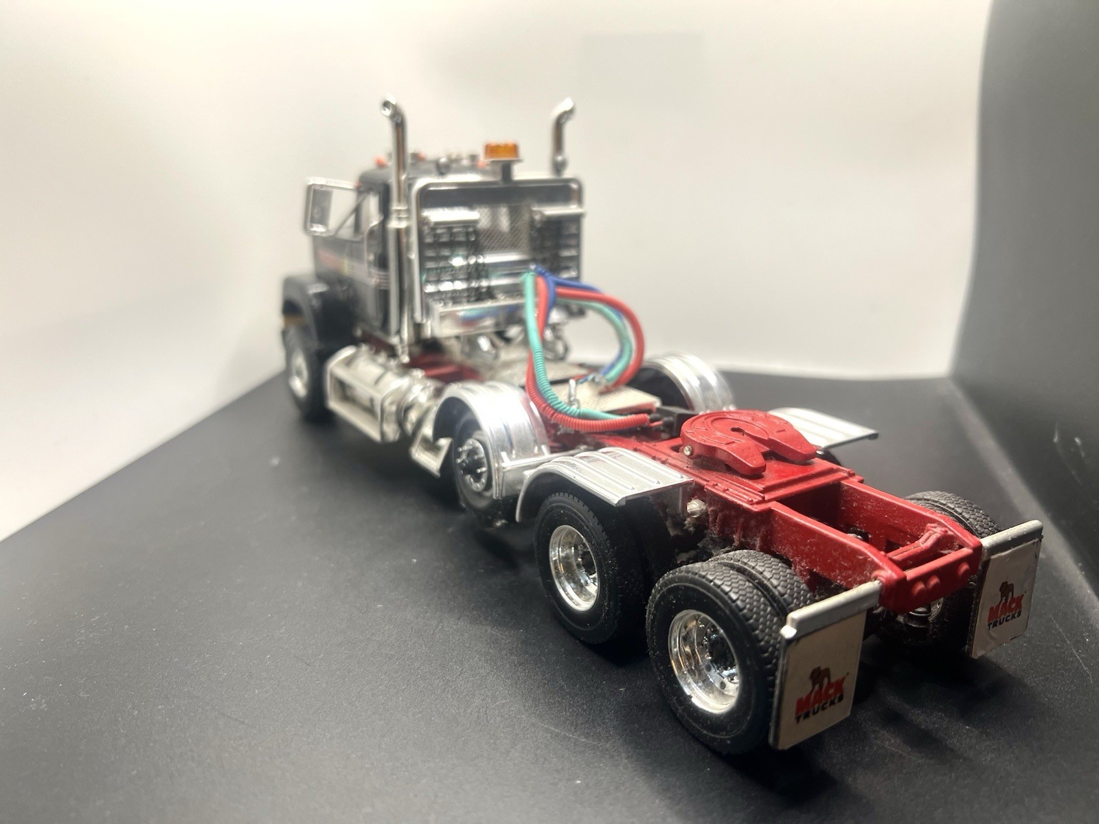 1/34 Custom Conversion First Gear Mack Superliner II Magnum Tri Axle Tractor