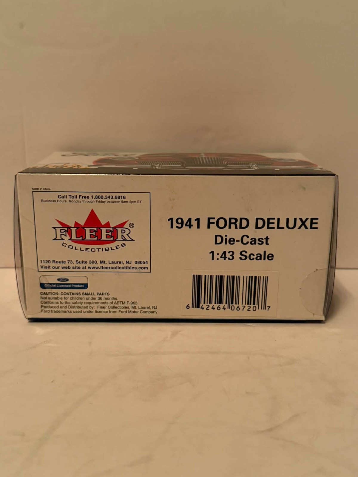 1941 Ford Two Door Sedan Fleer 1:43 Die-Cast in Box – PICK YOUR COLOR!!! NIB