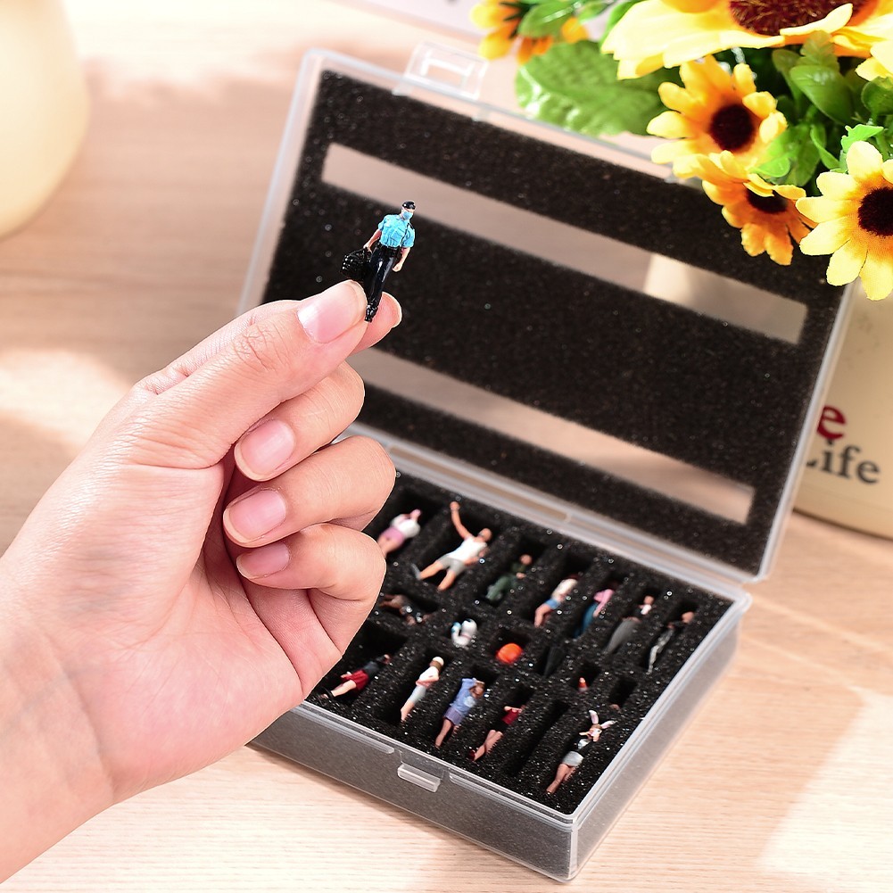 For 1/64 1/87 Miniature DIY Doll Storage Box Scene Prop Action Figure Doll Model