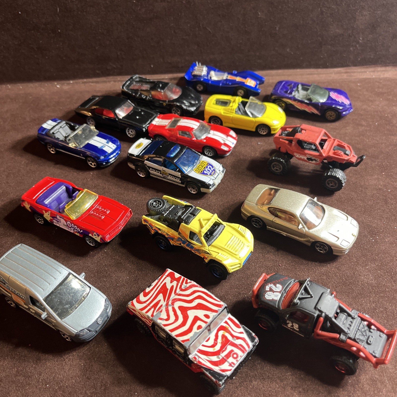 15 Vintage Matchbox Diecast Cars Lot – Various Models & Years – Collector Bundle