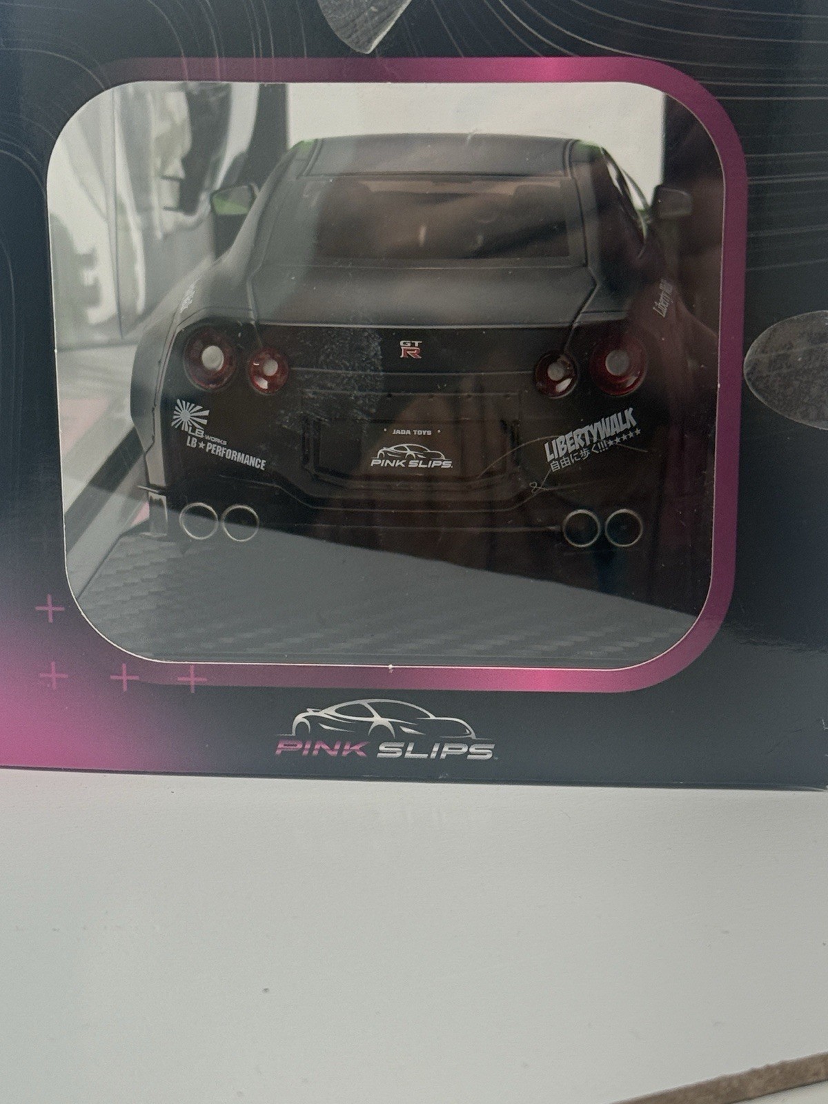 Jada Pink Slips Nissan GT-R (R35) with Liberty Walk Body Kit Green 1/18 Scale