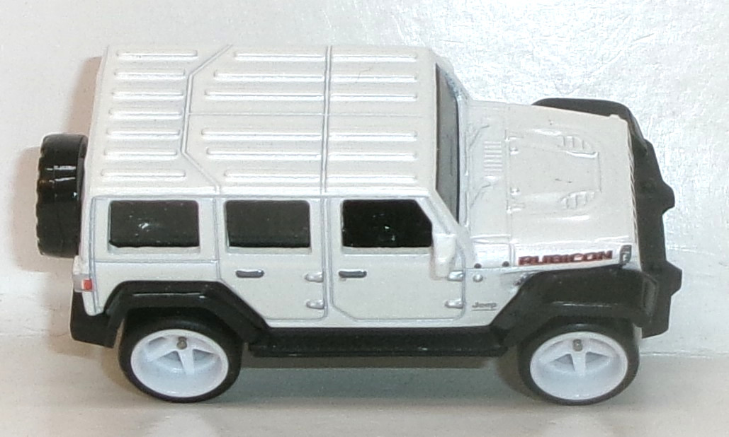 LOOSE 2020 MATCHBOX 1:64 WHITE ’18 JEEP WRANGLER JL WHEEL SWAP REAL RIDERS
