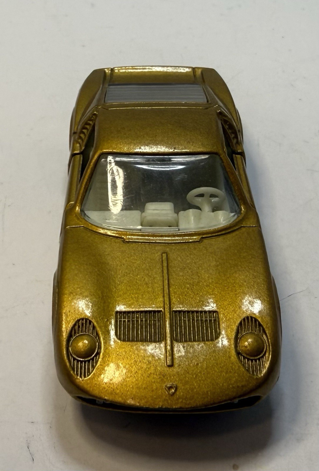 Lesney Matchbox 1970 Superfast No. 33 Lamborghini Miura Diecast Car 1:64 Gold