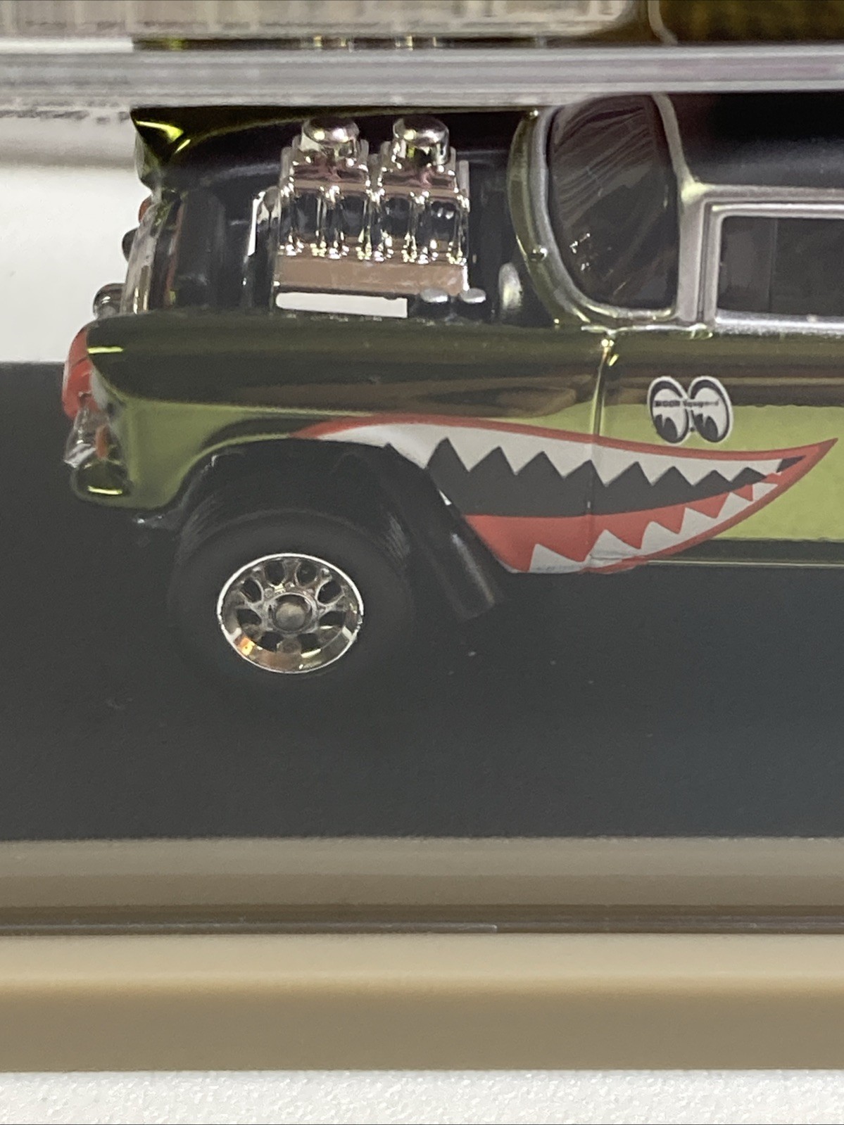 HOT WHEELS 2019 RLC REDLINE CLUB ’55 CHEVY BEL AIR GASSER FLYING TIGER OLIVE