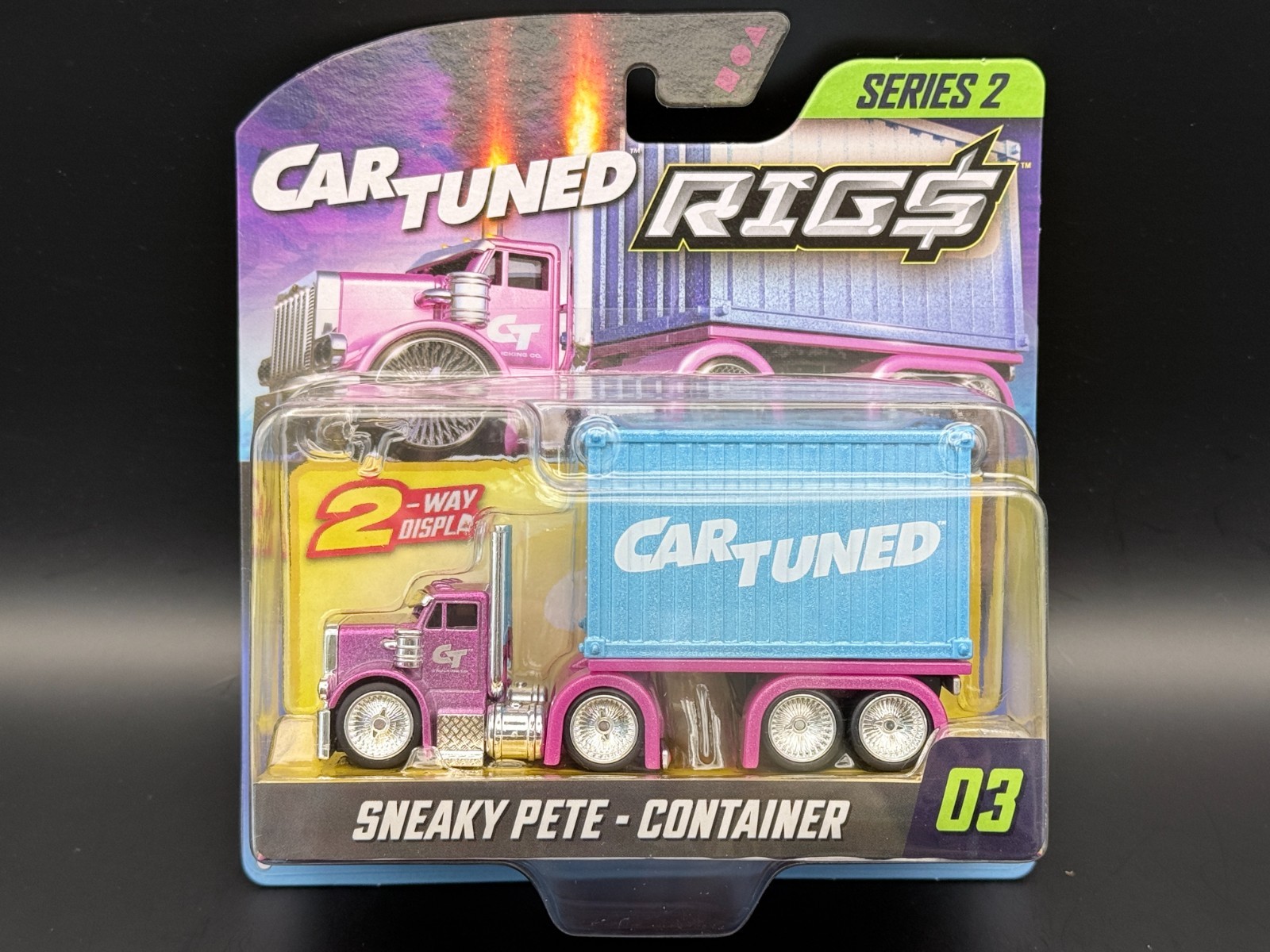 Cartuned Sneaky Pete with Blue Container #03 Rigs Series 2 1/64