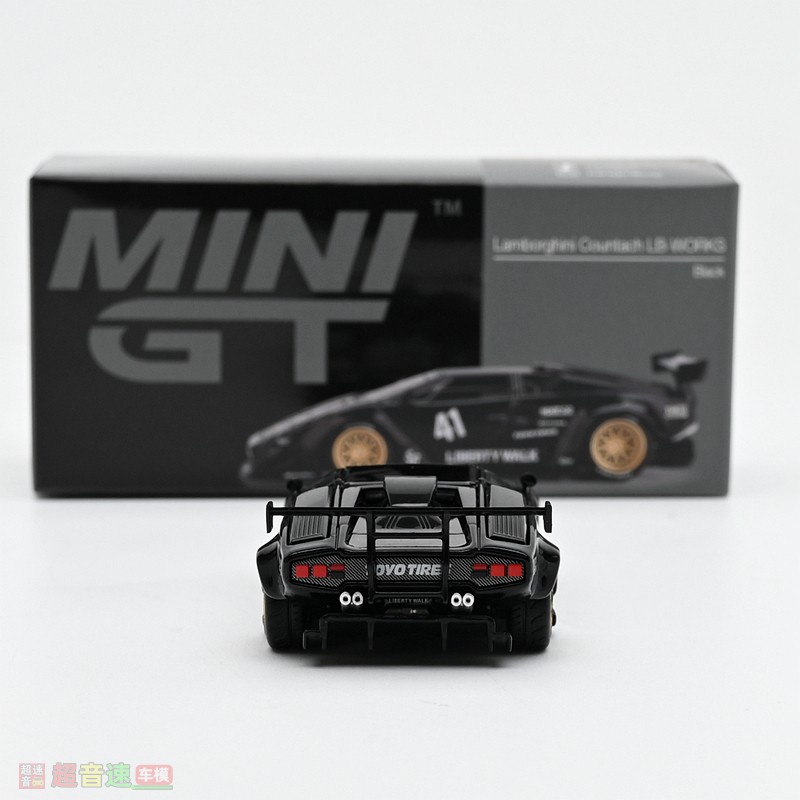 1:64 Lamborghini Countach with Liberty Walk Wide Body Kit Die Cast Car Model