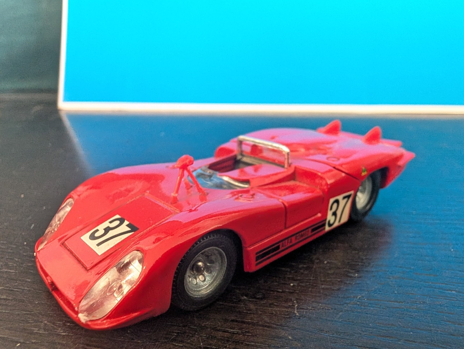 SOLIDO 1/43 Alfa Romeo Long Tail 33-3 Red No Box Great condition