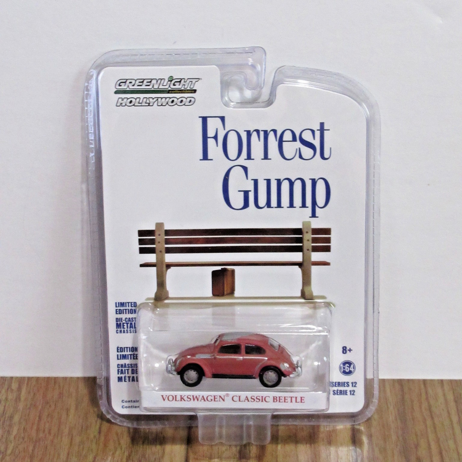 GREENLIGHT 1/64 HOLLYWOOD VOLKSWAGEN CLASSIC BEETLE FORREST GUMP SERIES 12