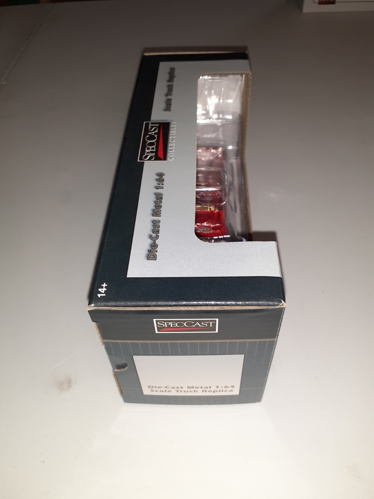 NIB 1/64 Custom Red Pete 385 Rollback Tow Truck SpecCast