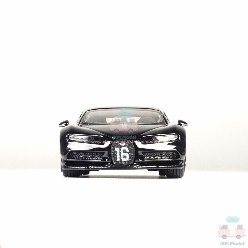 1/64 Bugatti Chiron Model Car Diecast Vehicle Collection Kids Gift Black
