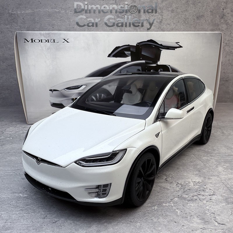 1:18 TESLA MODEL X SUV Alloy Diecast Model Car Display Collection adults Gifts