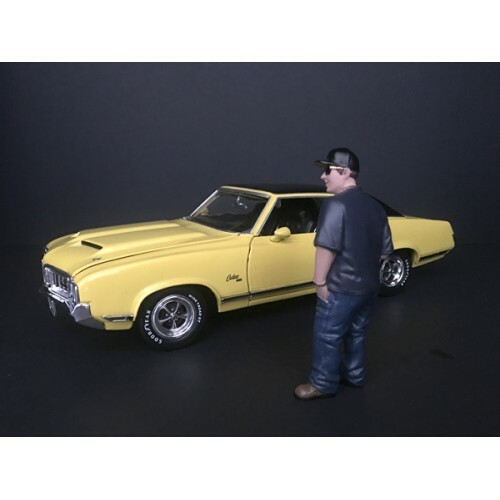 “HANGING OUT II” JUAN FIGURINE FOR 1/18 SCALE MODELS BY AMERICAN DIORAMA 38185