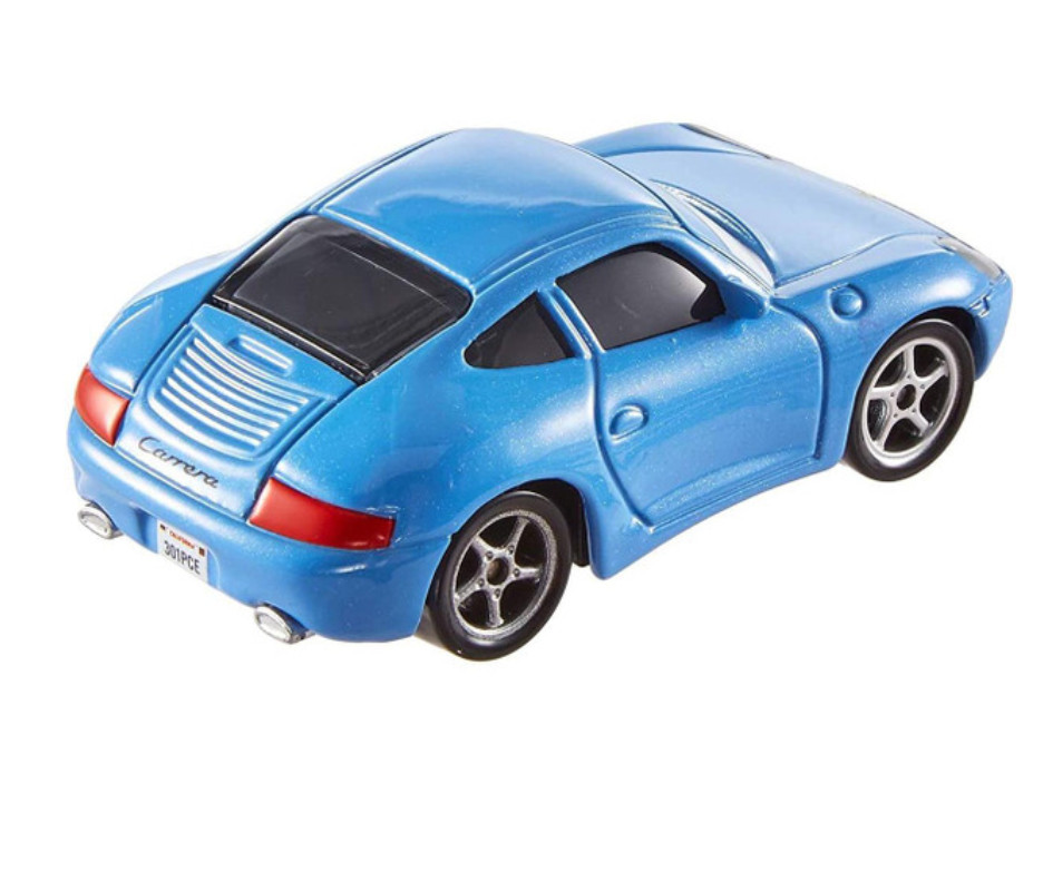 Disney Pixar Cars Blue Sally Carrera Diecast 1:55 Porsche Style Green Eyes Xmas