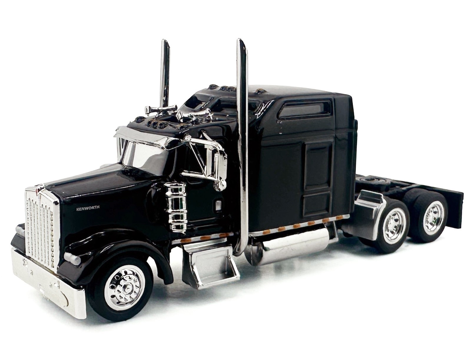 KENWORTH W900L TRUCK W/SLEEPER BLACK 1/87 (HO) SCALE BY HO LOGISTICS HL-90009