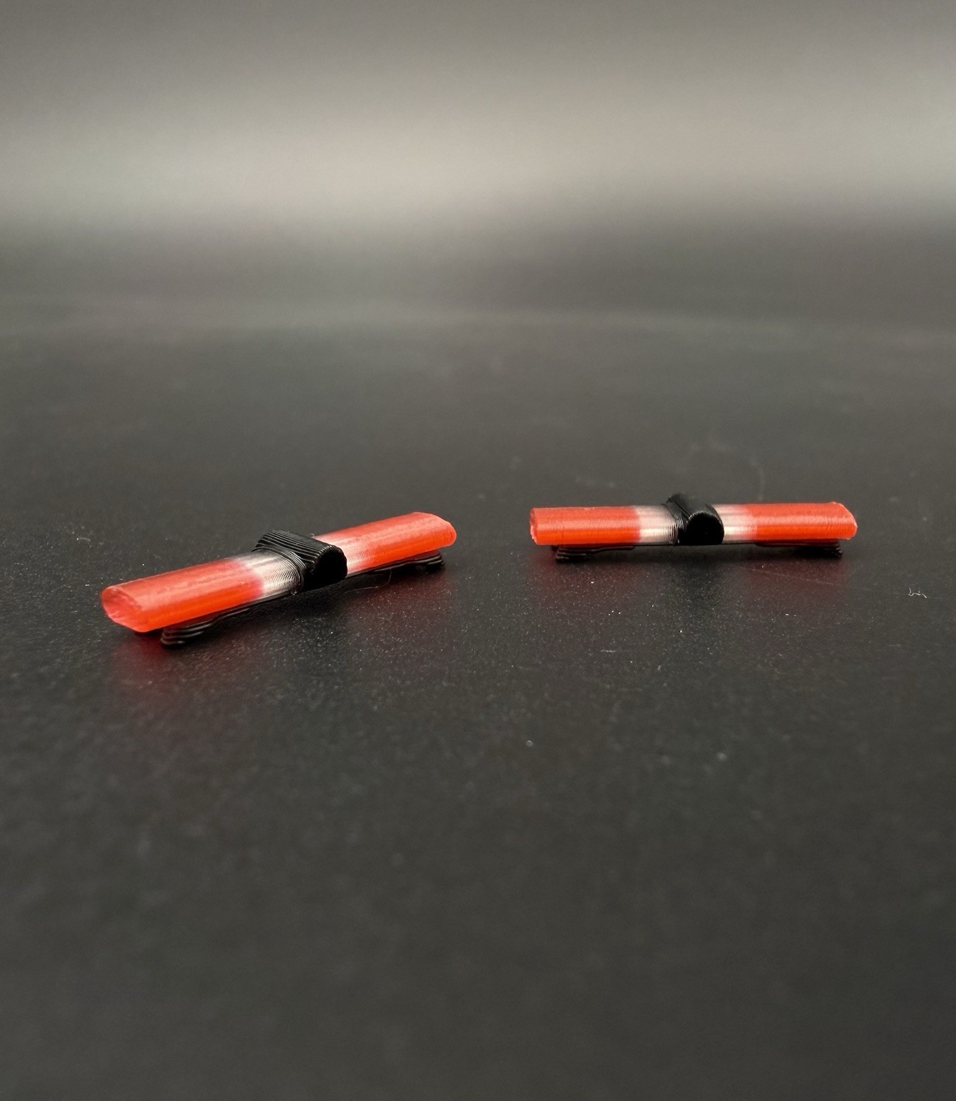 2-Pack 1/64 Scale Model Jetstream Jetsonic Red Lightbar Police Fire 6424R