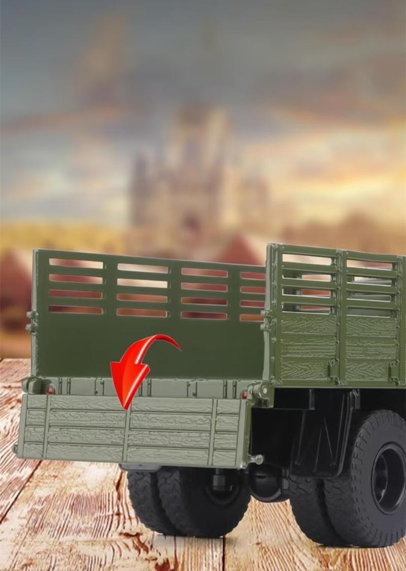 1:32 CA30 CA10 Diecast Tactical Truck Military Model with Sound & Light Toy