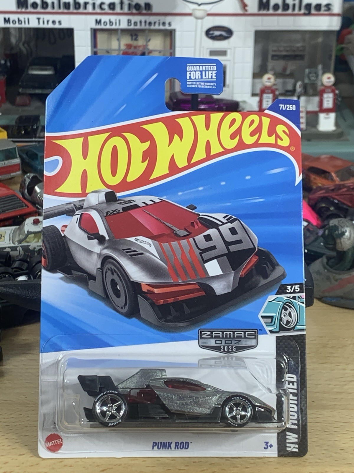 Hot Wheels Punk Rod Zamac Custom Wheel Swap