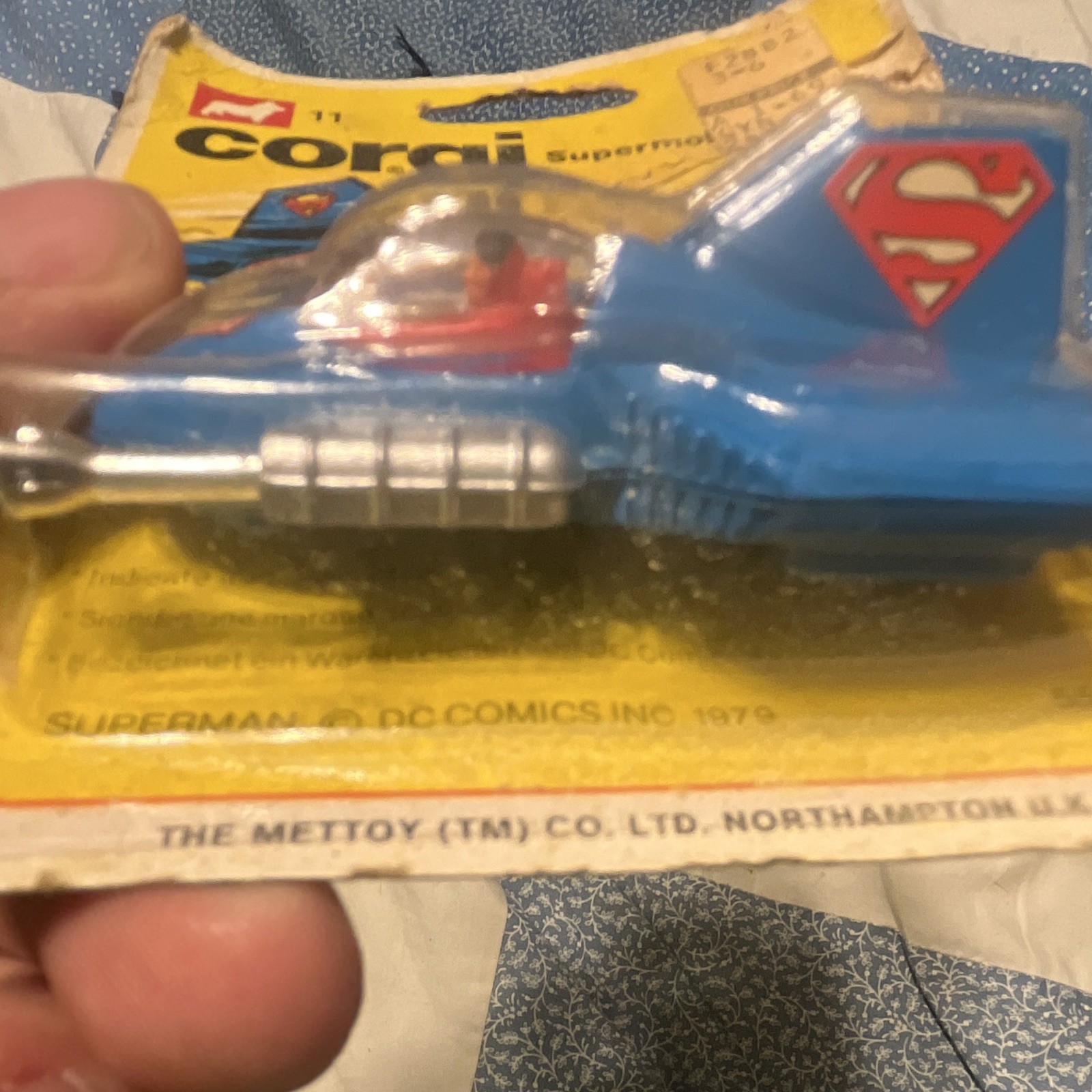Corgi Juniors Superman Supermobile 1:64 Diecast Spaceship 1979 Unopened Box