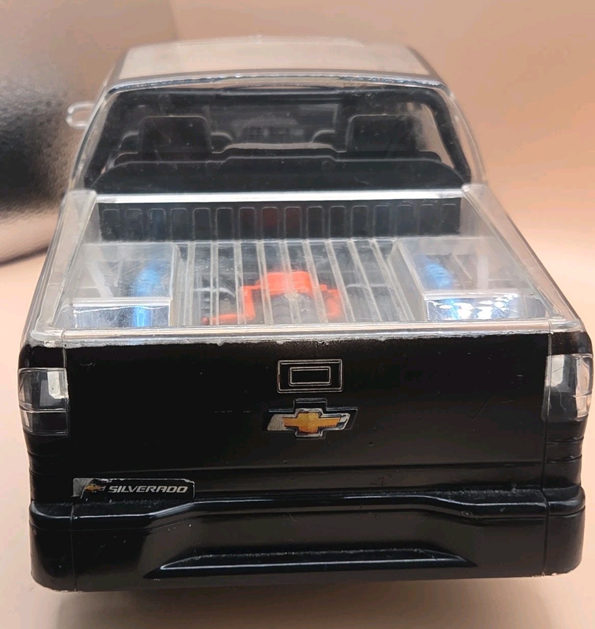 R/C 1999 Chevy Silverado Truck Clear Model Pickup NO CONTROLLER UNTESTED