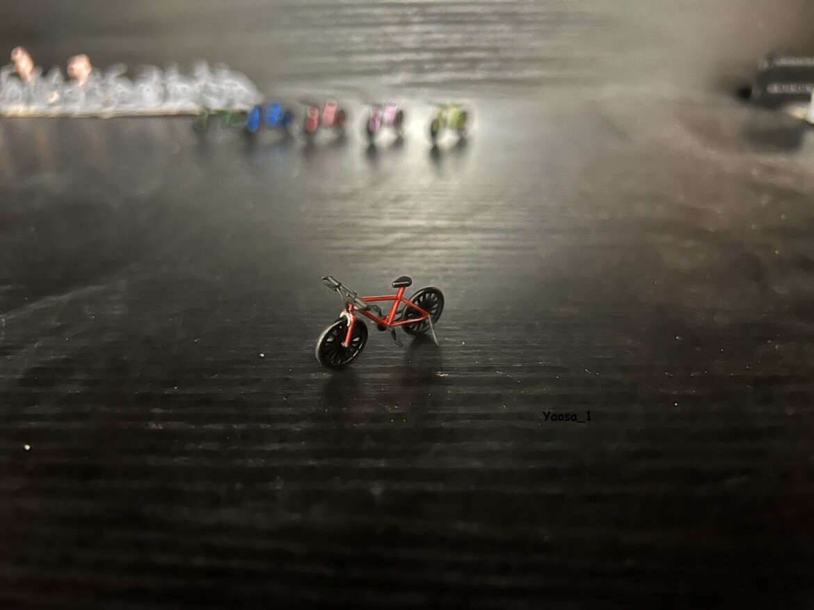 1/64 Scale Mini Bike Model DIY Garage Scene Accessories 3D printing Hand Painted