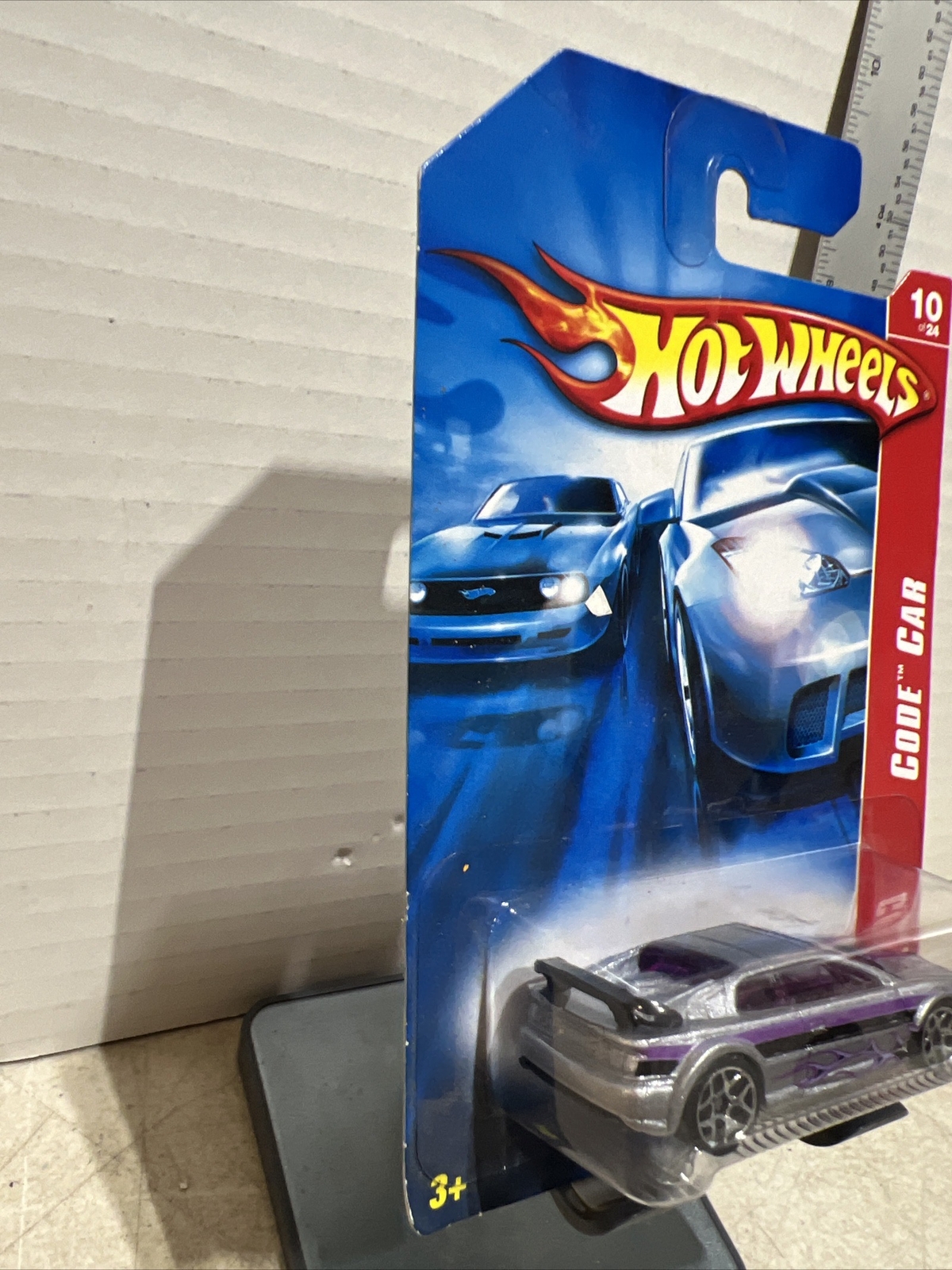 2007 Hot Wheels #94 Code Car 10/24 LOTUS ESPRIT Silver Variant w/Chrome 5Y Spoke