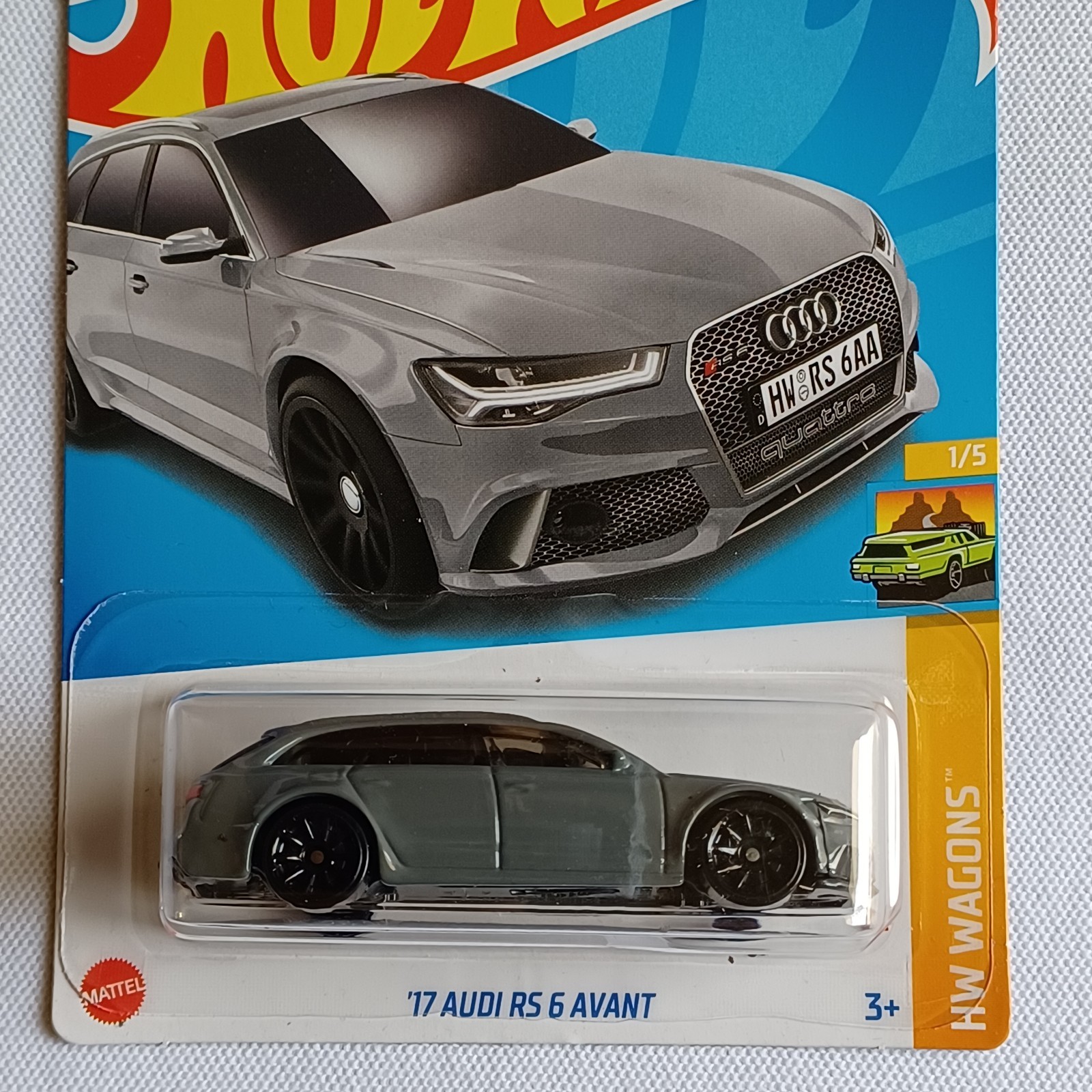 2023 HOT WHEELS *HW WAGONS* *KROGER EXCLUSIVE* *’17 AUDI RS 6 AVANT GRAY* RARE