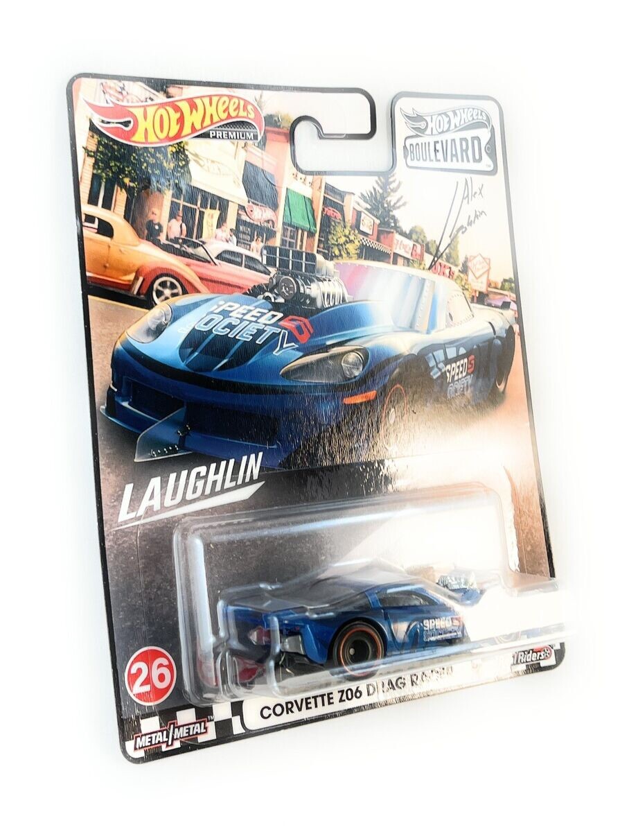 Hot Wheels 1:64 Corvette Z06 Drag Racer Diecast Car – GRL96