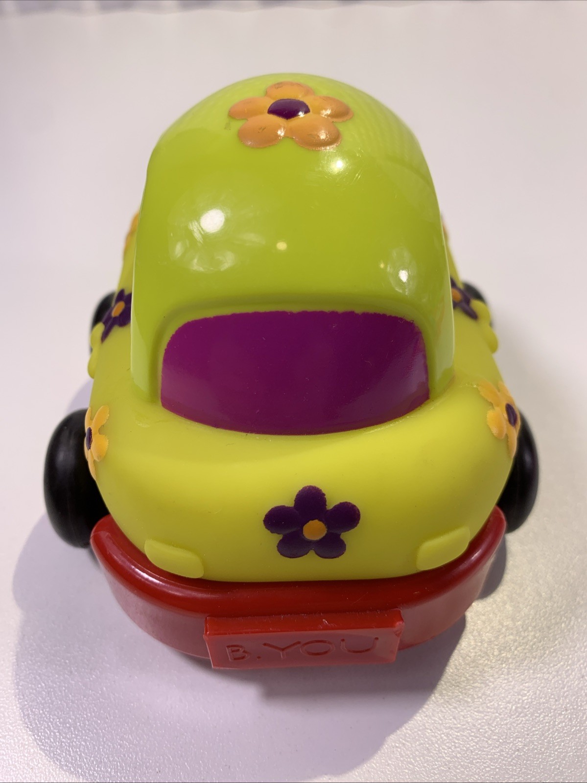 3 BATTAT Parents Pull Back and Go Cars Soft Vinyl