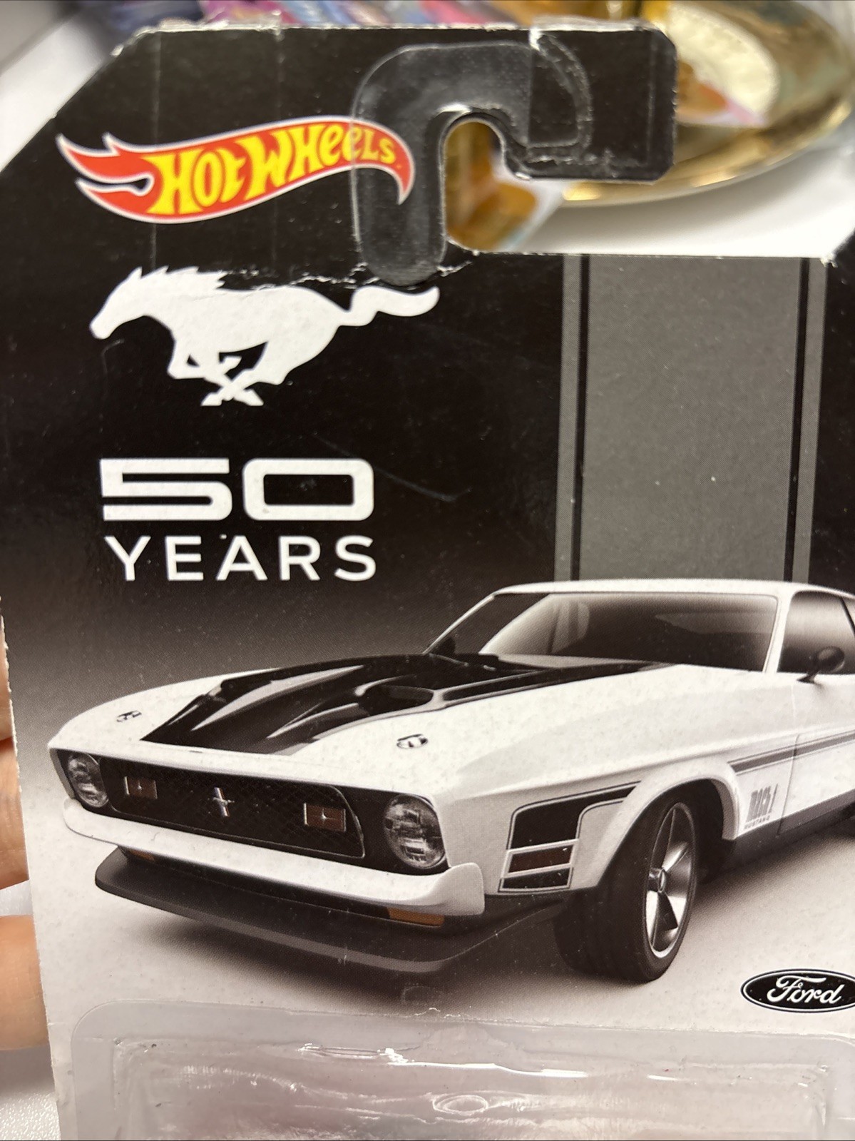 NIPn2014 Hot Wheels Mustang 50 Years Series 3/8 1971 FORD MUSTANG MACH 1 Red
