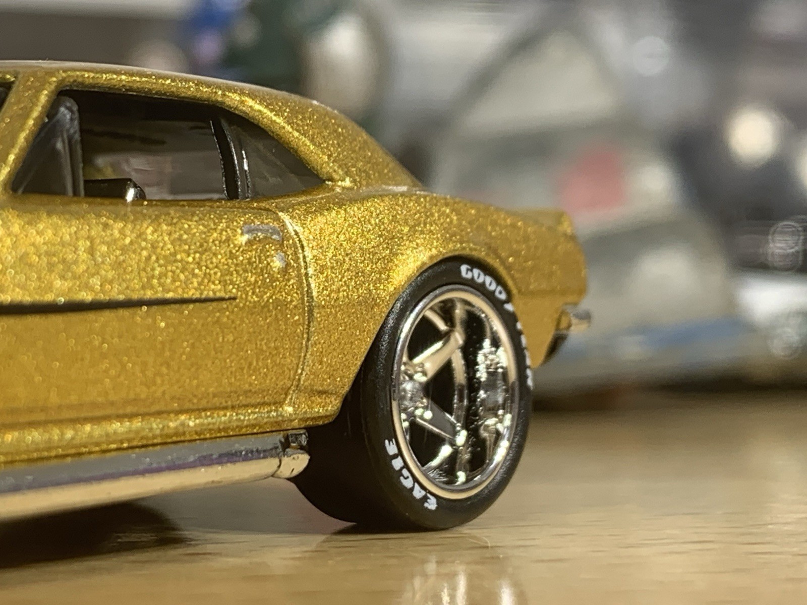 Hot Wheels ’67 Chevy Camaro Custom Wheel Swap Hot Rod Street Machine