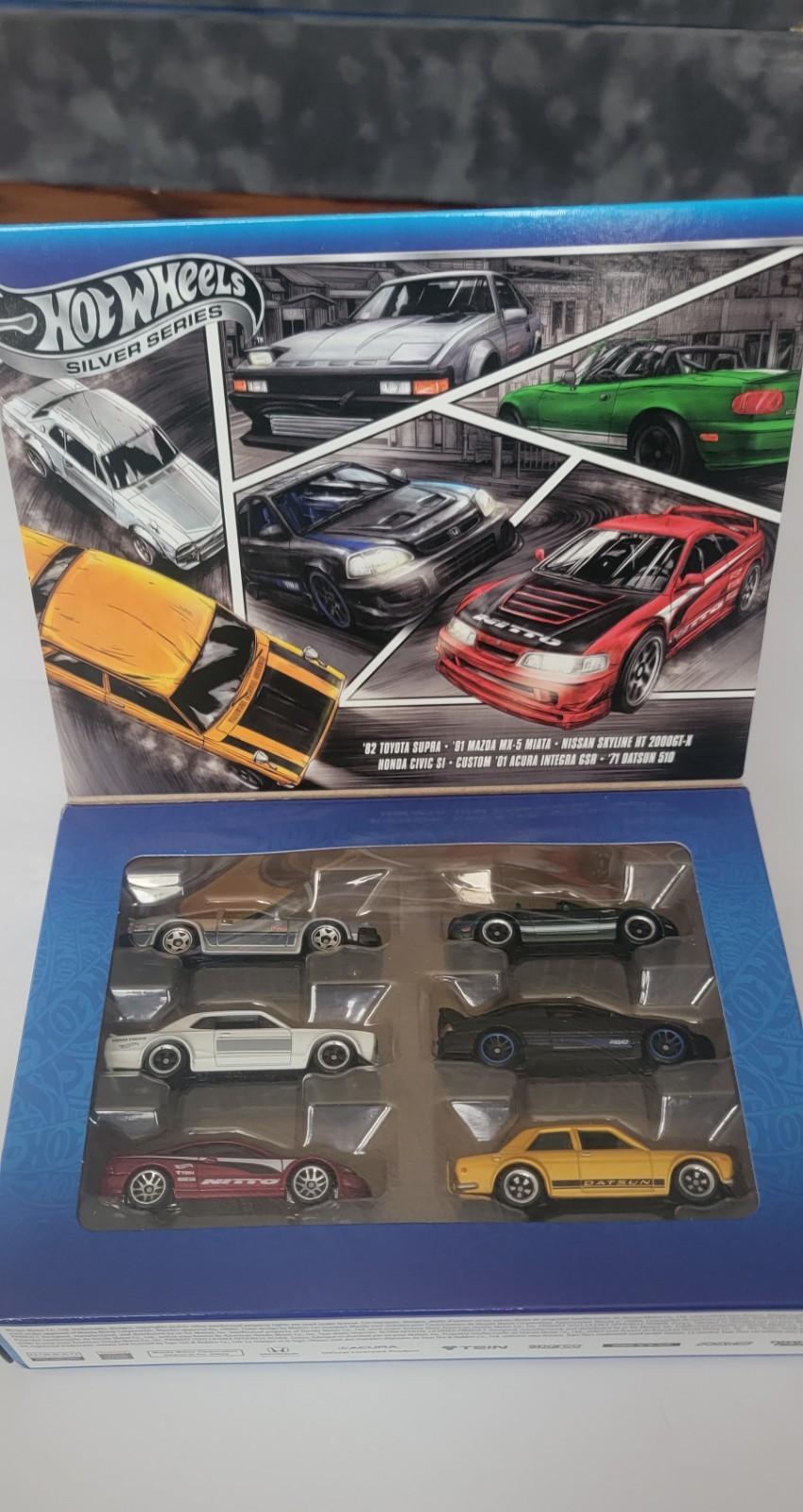 2025 Hot Wheels 6-Pack Box Set | Japanese Car Culture | Toyota | Honda | Nissan