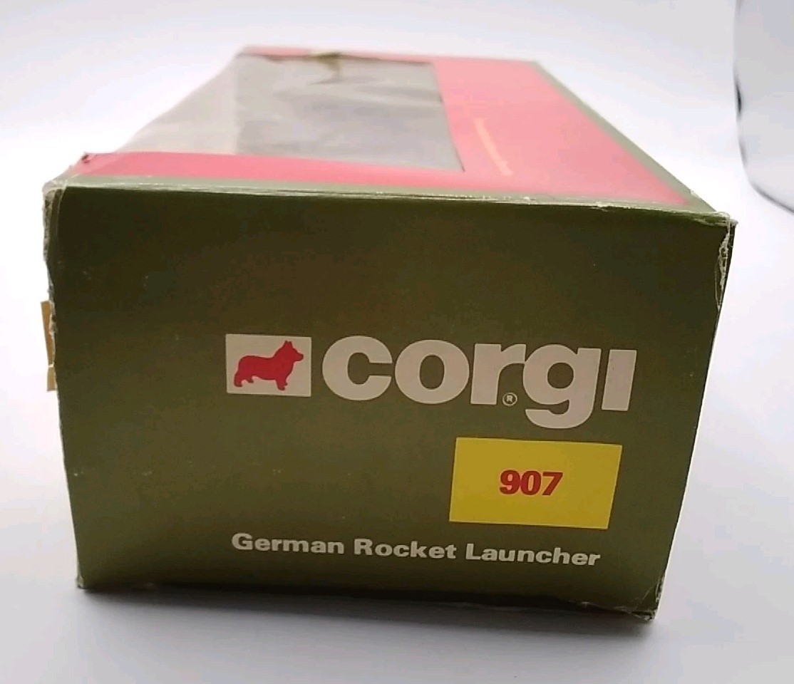 Corgi diecast grey German Rocket Launcher #907 1983 – MIB! (1B)
