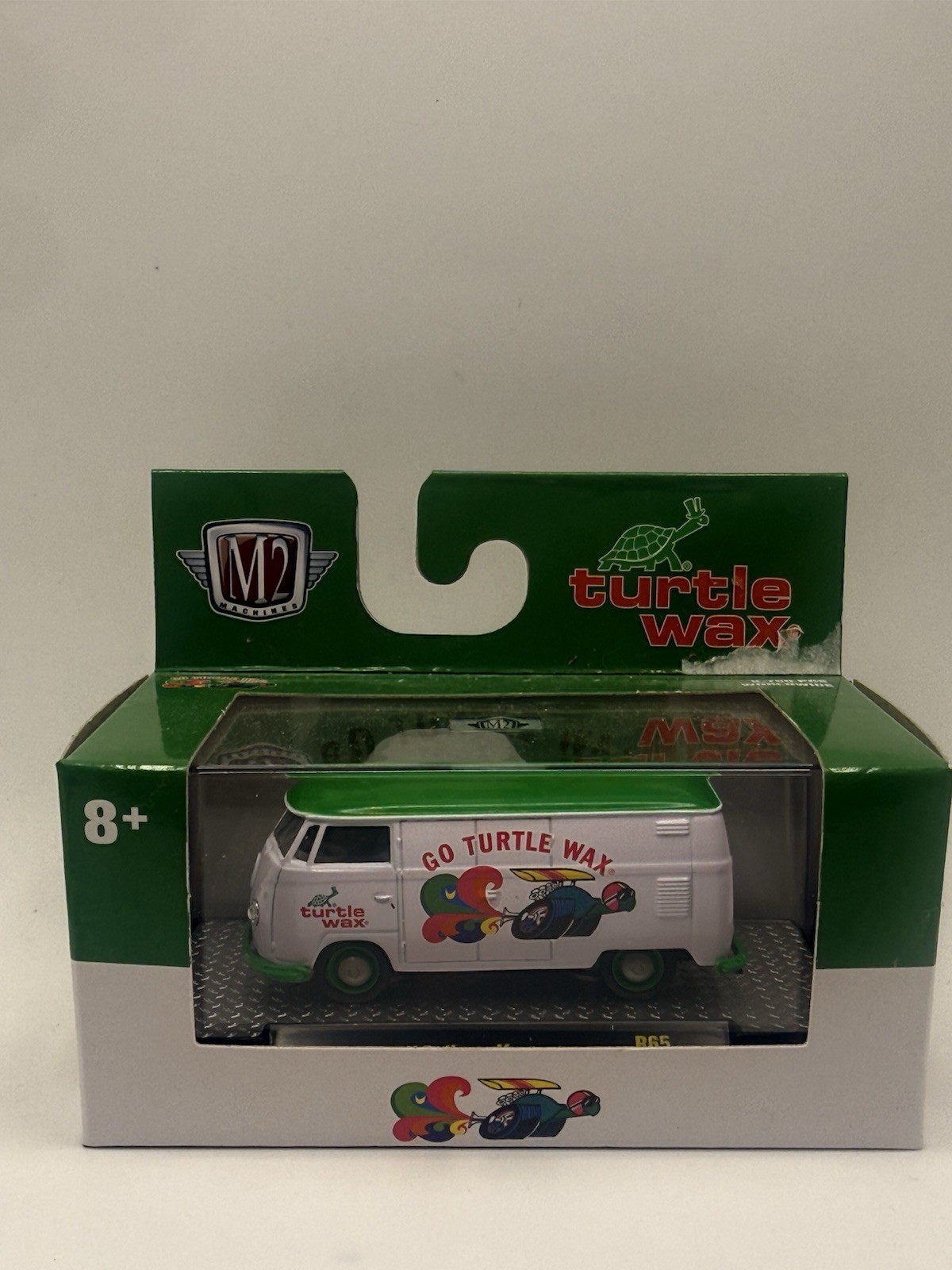 1960 ’60 VW VOLKSWAGEN DELIVERY VAN TURTLE WAX R65 M2 MACHINES DIECAST 2022