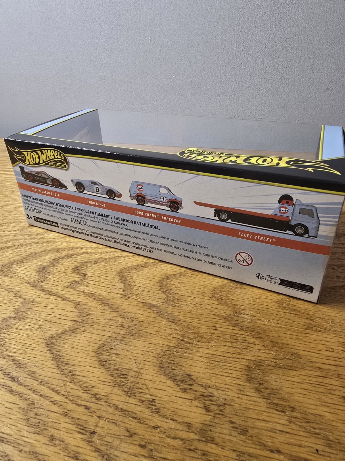 Hot Wheels Premium Collector Diorama Gulf Set McLAREN F1, Supervan, Ford GT-40🔥